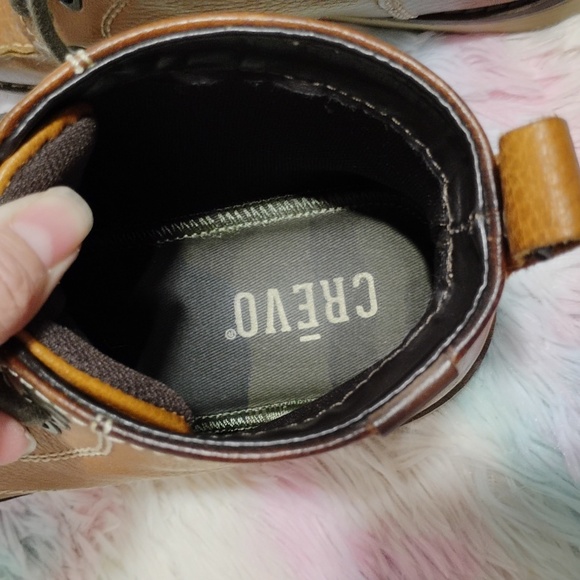 SALE! Crevo Buck Leather Boots Sz.9 Gently Worn 2X (X-100) - Picture 11 of 15